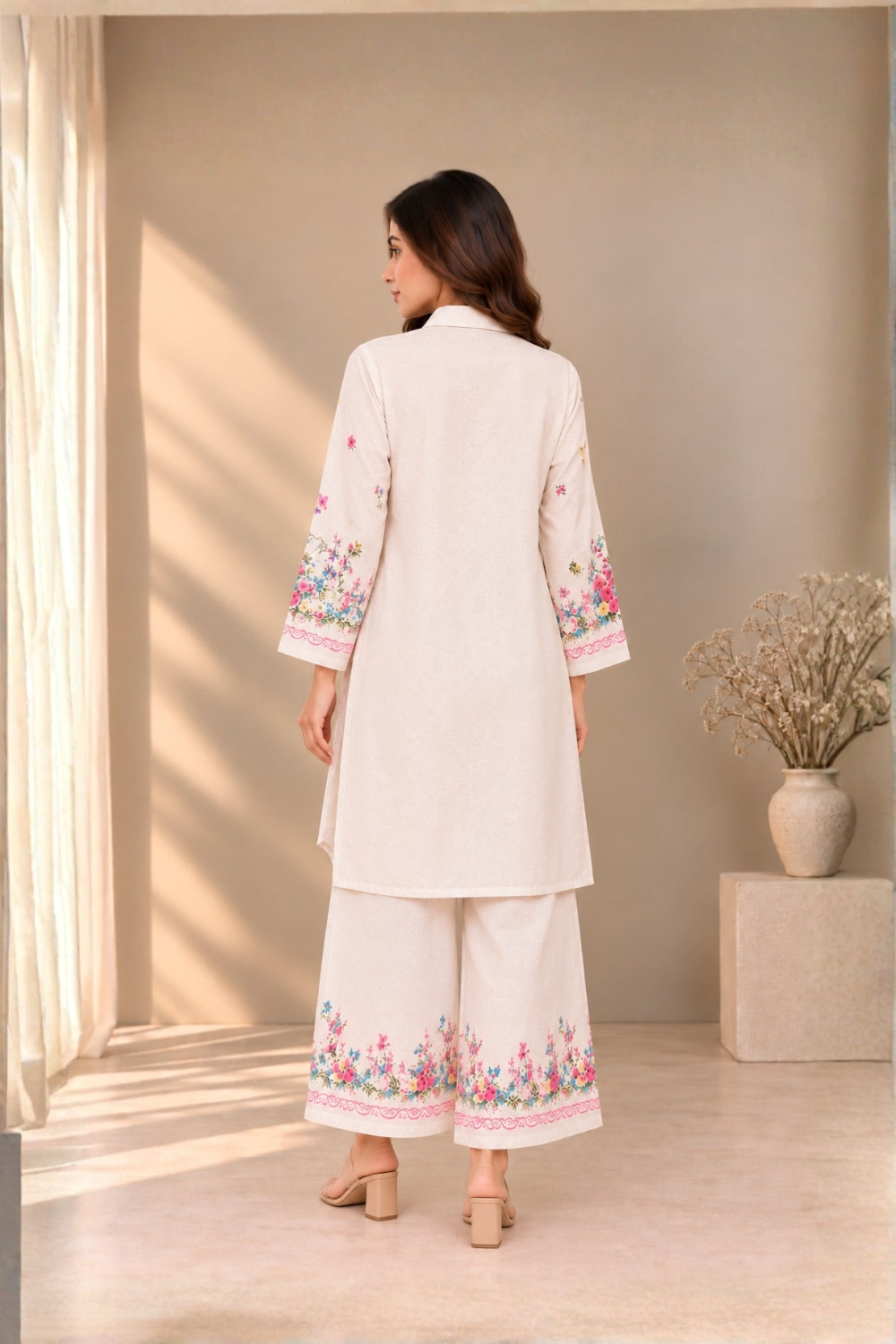 RK-2PC-064 - Cambric Printed - Stitched