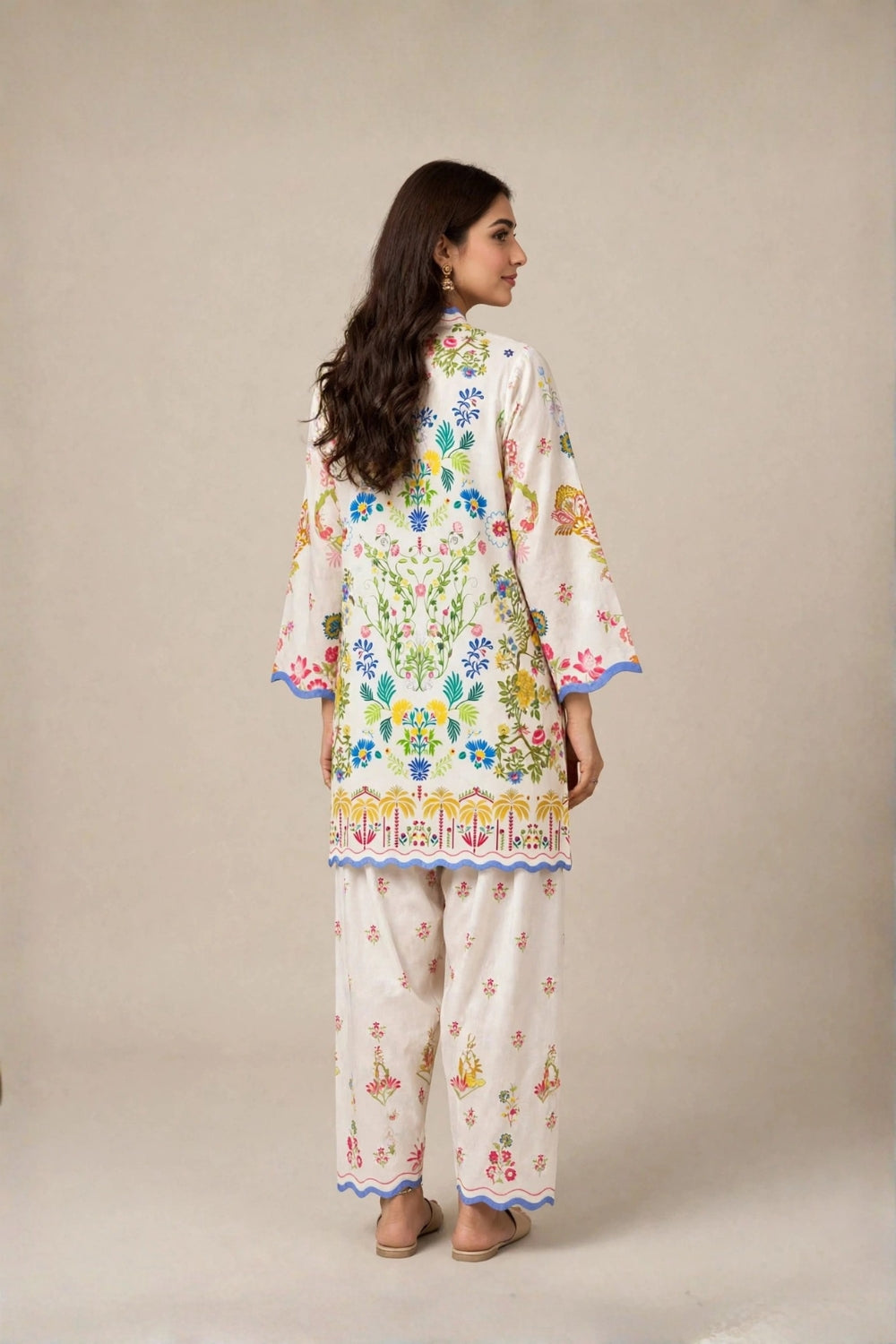 RK-2PC-065 - Cambric Printed - Stitched