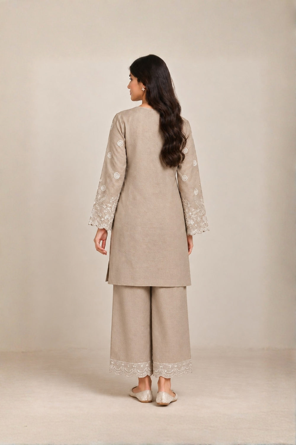 ES-2PC-020 - Embroidered Suit - Stitched