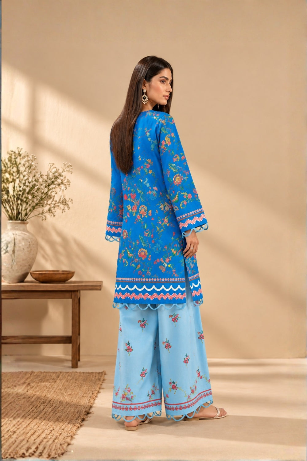 RK-2PC-062 - Cambric Printed - Stitched