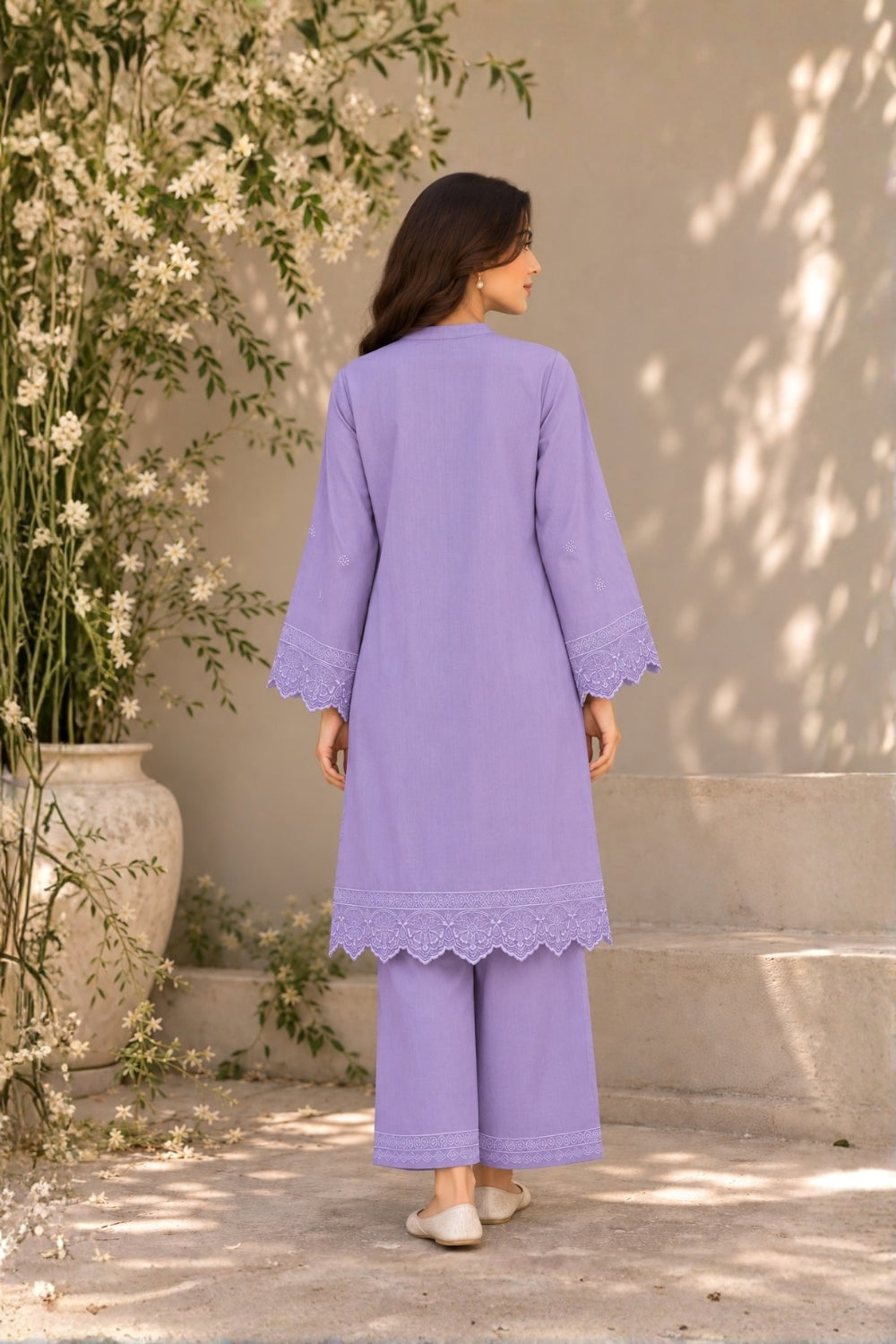 ES-2PC-042 - Embroidered Suit - Stitched