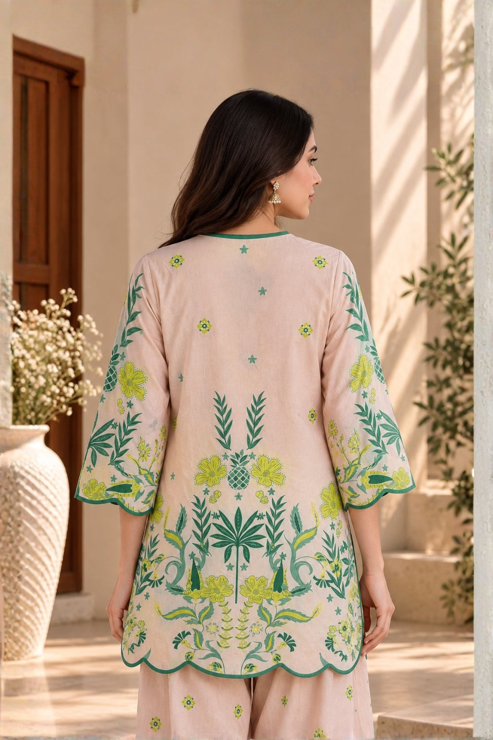 RK-2PC-061 - Cambric Printed - Stitched